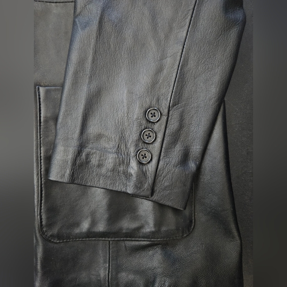 NWT - Leather Jessica Holbrook Black Soft & Supple Jacket - Size 1X - Picture 3 of 9